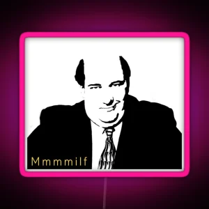 Kevin Malone Mmmilf RGB Neon Sign