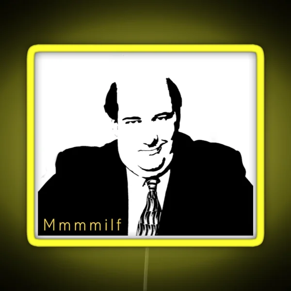 Kevin Malone Mmmilf RGB Neon Sign