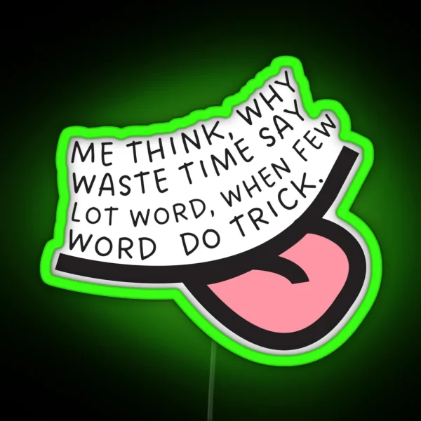 Kevin Malone Quote RGB Neon Sign