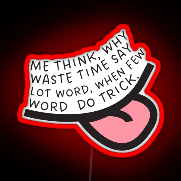 Kevin Malone Quote RGB Neon Sign