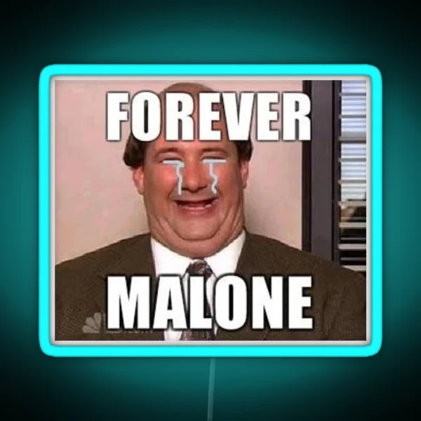 Kevin Malone RGB Neon Sign