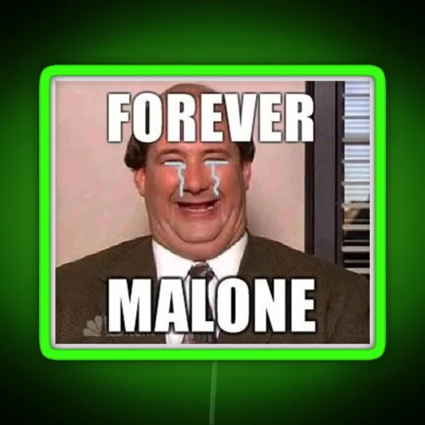 Kevin Malone RGB Neon Sign