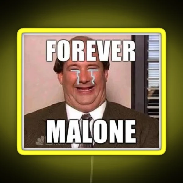 Kevin Malone RGB Neon Sign