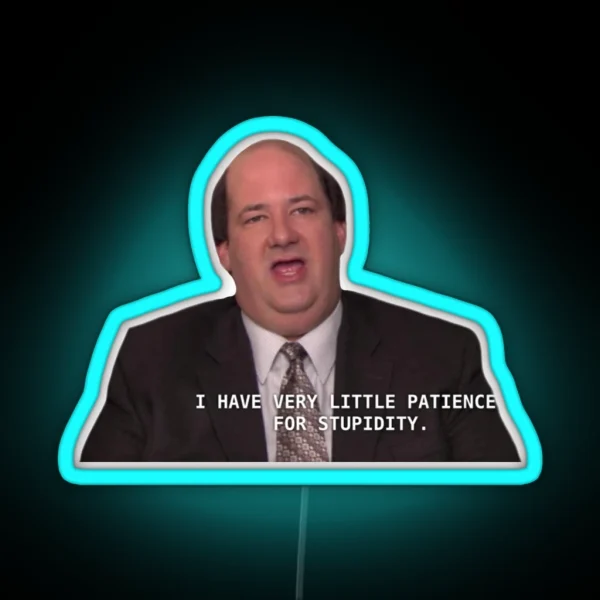 Kevin Malone RGB Neon Sign
