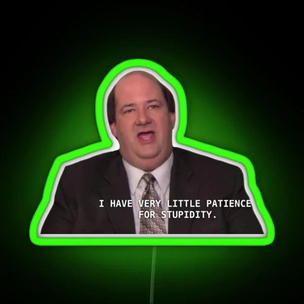 Kevin Malone RGB Neon Sign