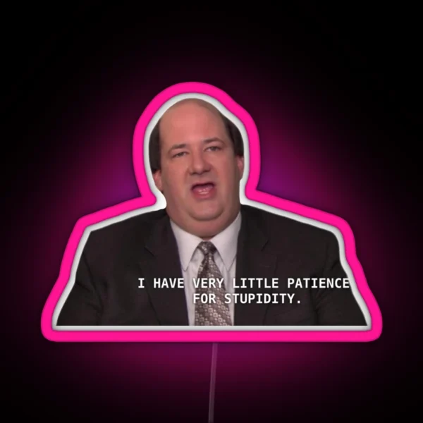 Kevin Malone RGB Neon Sign