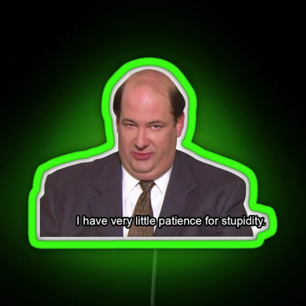 Kevin Malone RGB Neon Sign