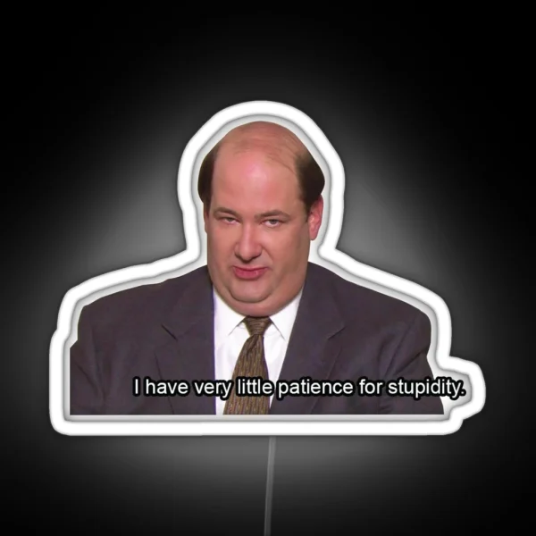 Kevin Malone RGB Neon Sign