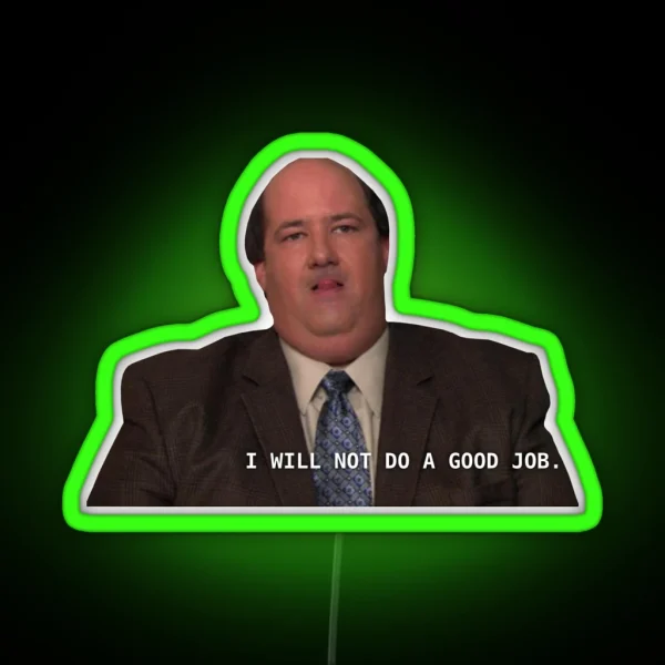 Kevin Malone RGB Neon Sign