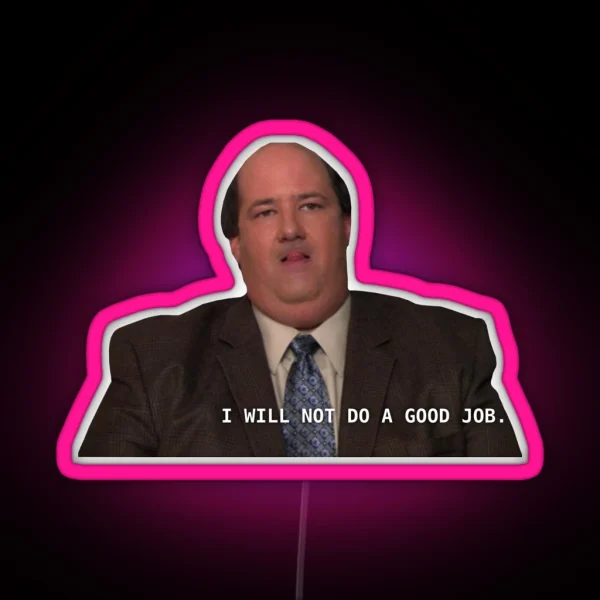 Kevin Malone RGB Neon Sign