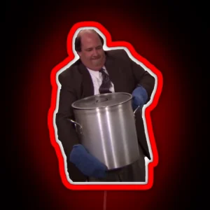 Kevin Malone Spilling Chilli RGB Neon Sign