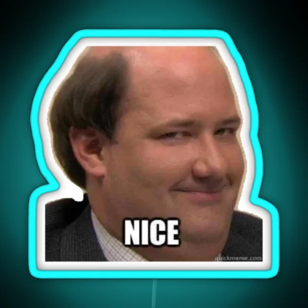 Kevin Malone The Office RGB Neon Sign