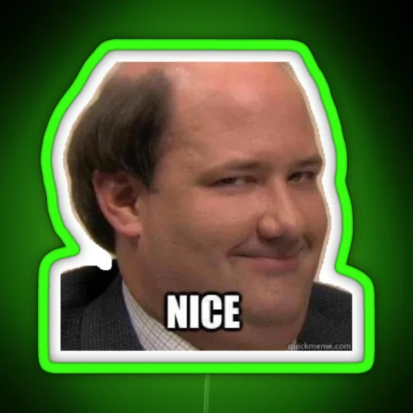 Kevin Malone The Office RGB Neon Sign