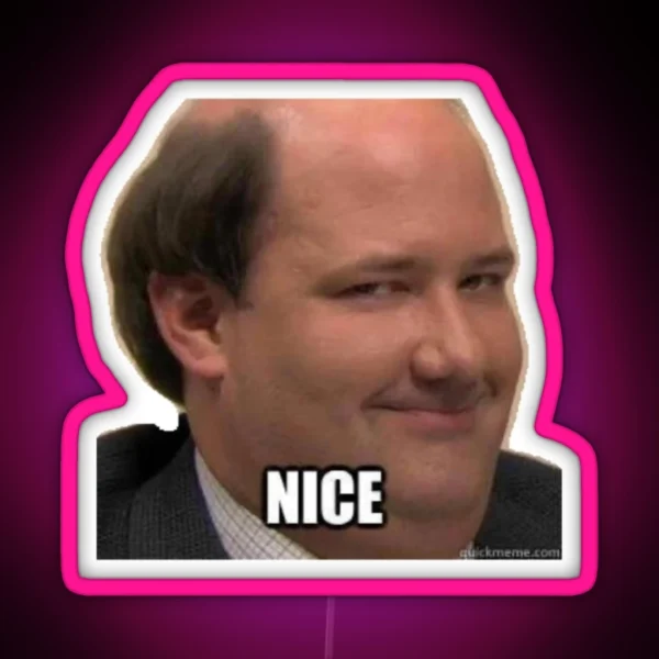 Kevin Malone The Office RGB Neon Sign