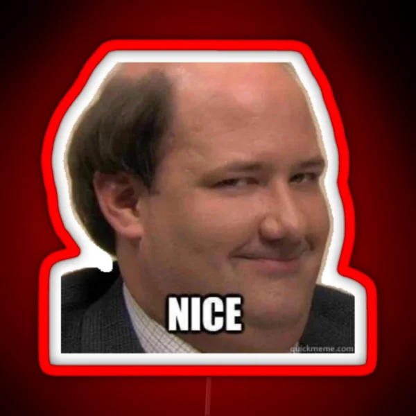 Kevin Malone The Office RGB Neon Sign