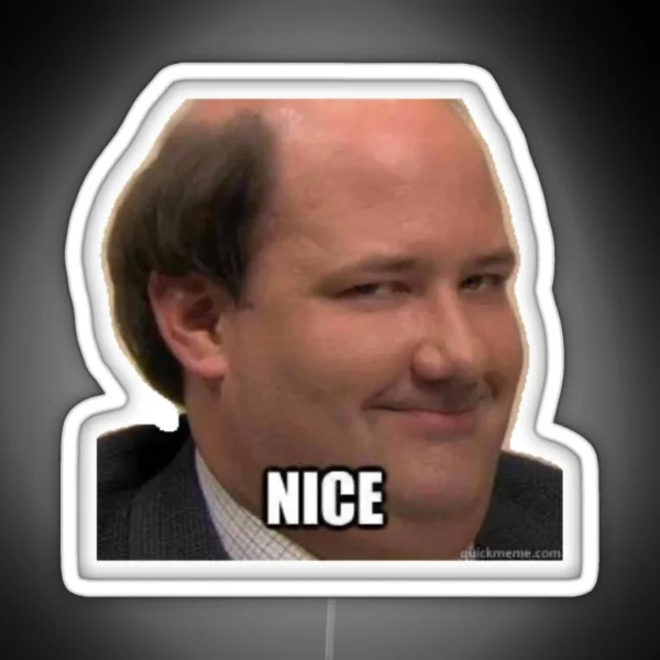 Kevin Malone The Office RGB Neon Sign