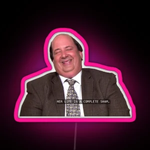 Kevin Malone The Office RGB Neon Sign