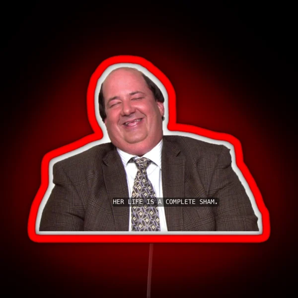 Kevin Malone The Office RGB Neon Sign
