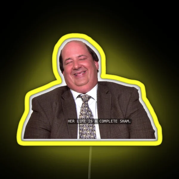 Kevin Malone The Office RGB Neon Sign