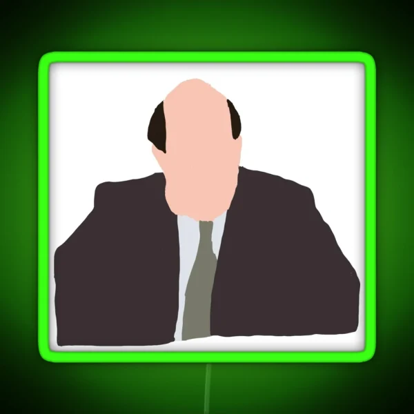 Kevin Malone The Office RGB Neon Sign