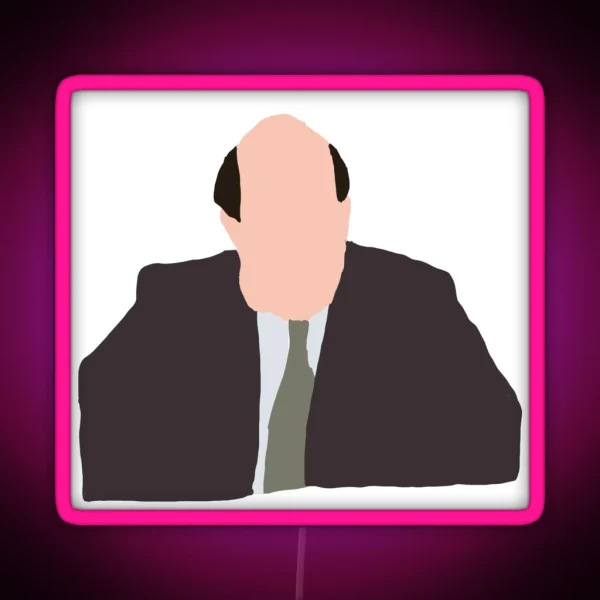 Kevin Malone The Office RGB Neon Sign