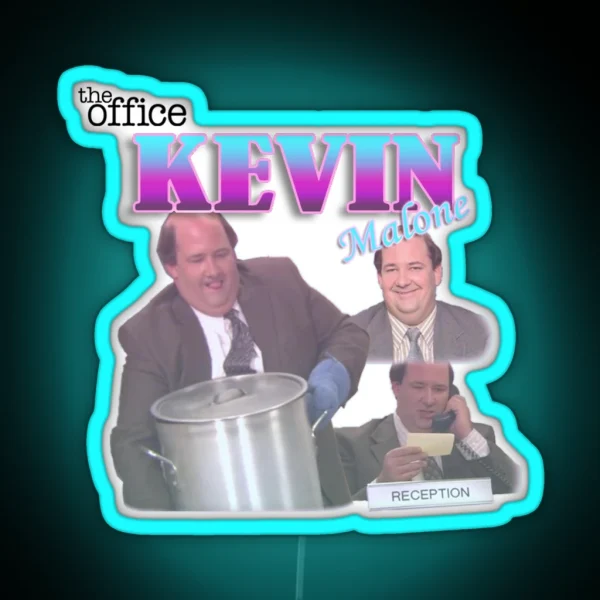 Kevin Malone The Office RGB Neon Sign