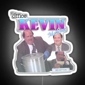 Kevin Malone The Office RGB Neon Sign