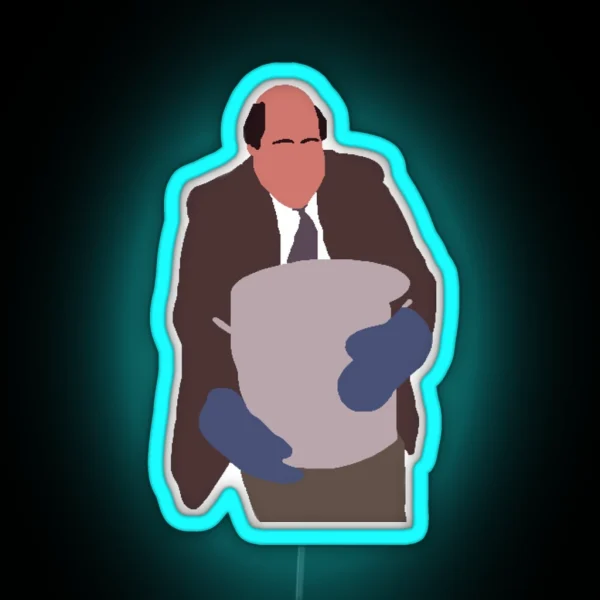 Kevin Malone With Chili RGB Neon Sign