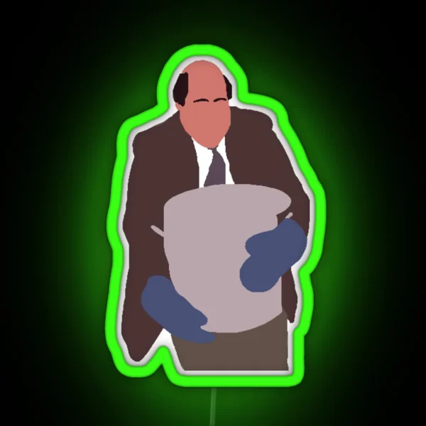 Kevin Malone With Chili RGB Neon Sign