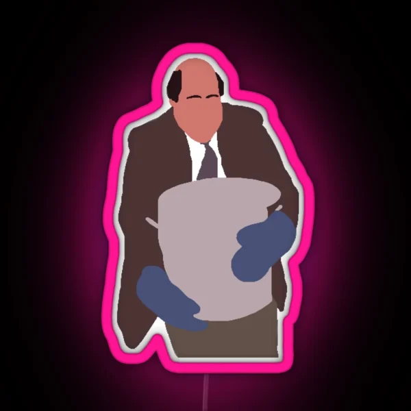 Kevin Malone With Chili RGB Neon Sign