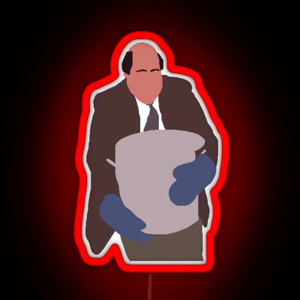 Kevin Malone With Chili RGB Neon Sign
