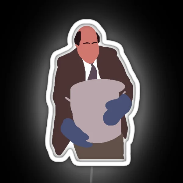 Kevin Malone With Chili RGB Neon Sign