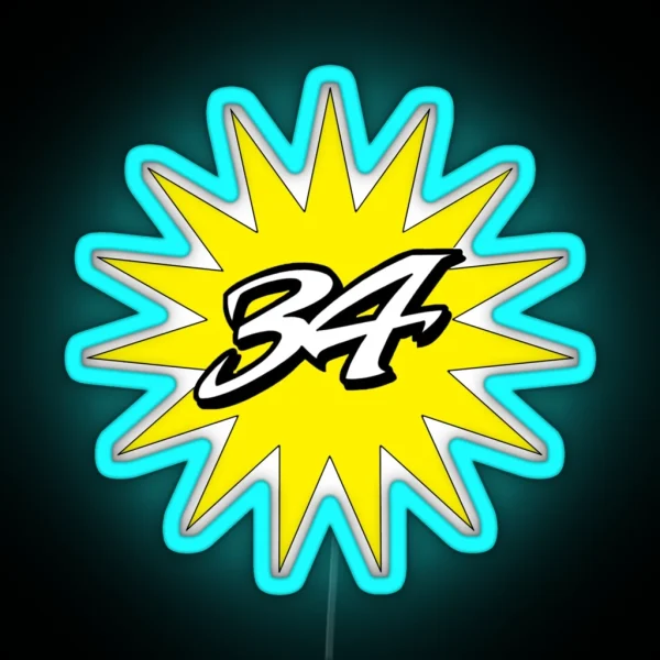 Kevin Schwantz 34 RGB Neon Sign