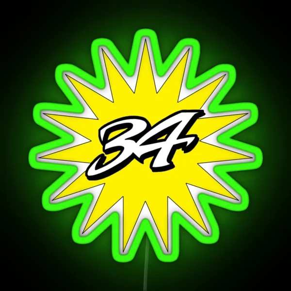 Kevin Schwantz 34 RGB Neon Sign