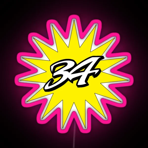 Kevin Schwantz 34 RGB Neon Sign