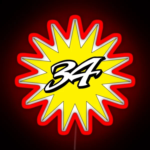 Kevin Schwantz 34 RGB Neon Sign