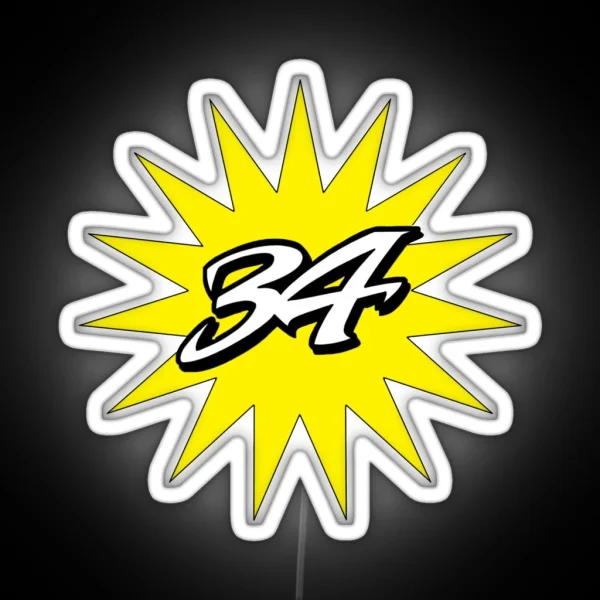 Kevin Schwantz 34 RGB Neon Sign
