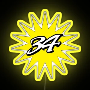 Kevin Schwantz 34 RGB Neon Sign