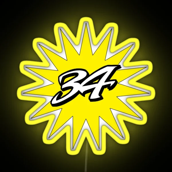 Kevin Schwantz 34 RGB Neon Sign