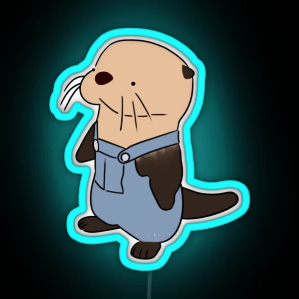 Kevin The Otter RGB Neon Sign