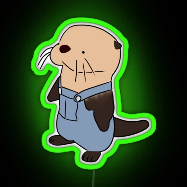 Kevin The Otter RGB Neon Sign