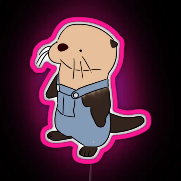 Kevin The Otter RGB Neon Sign