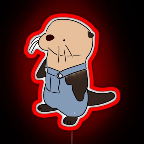 Kevin The Otter RGB Neon Sign