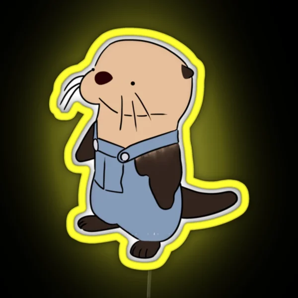 Kevin The Otter RGB Neon Sign