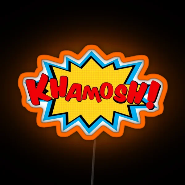 KHAMOSH RGB Neon Sign