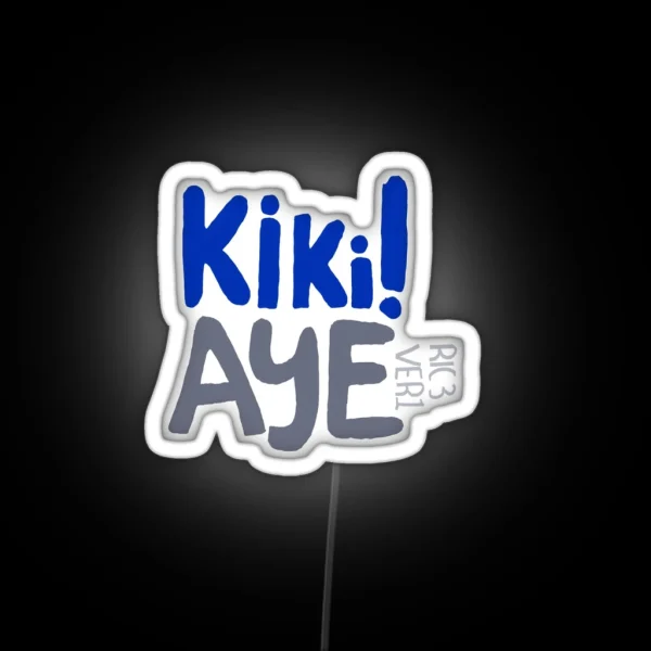 Ki Ki Aye Daniel Ricciardo And Max Vertsappen RGB Neon Sign
