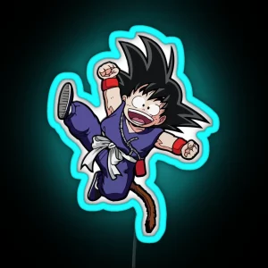 Kid Goku Dragonballz RGB Neon Sign