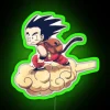 Kid Goku On Flying Nimbus RGB Neon Sign - Image 3