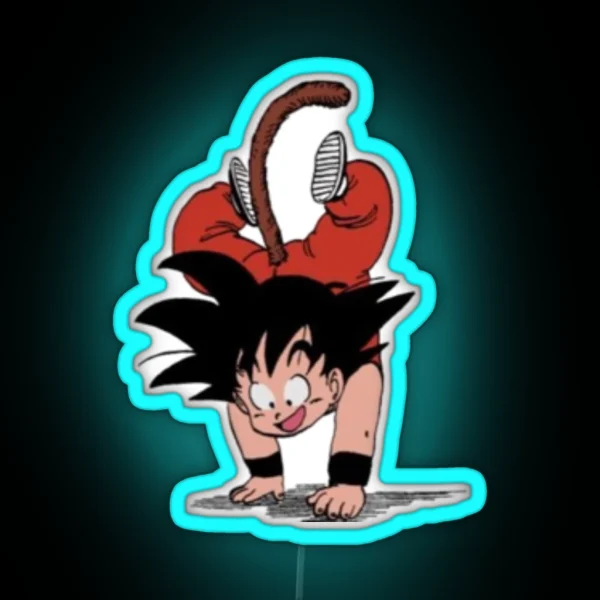 Kid Goku RGB Neon Sign