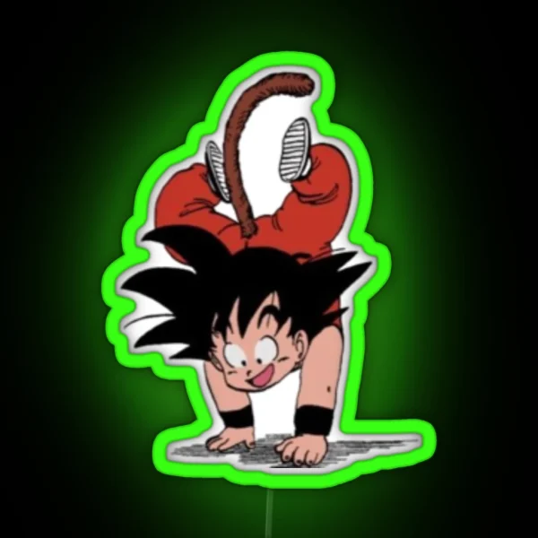 Kid Goku RGB Neon Sign